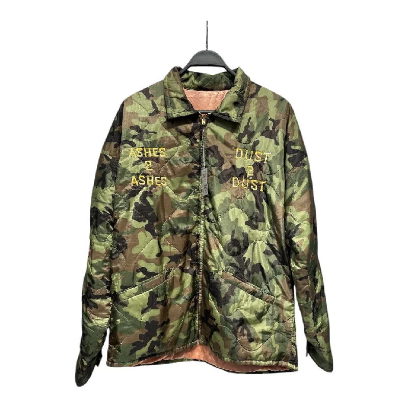 Athletic Jackets for Sports and Fitness-SAINT MICHAEL/Windbreaker/XL/Polyester/GRN/Camouflage/VETNAM JACKET