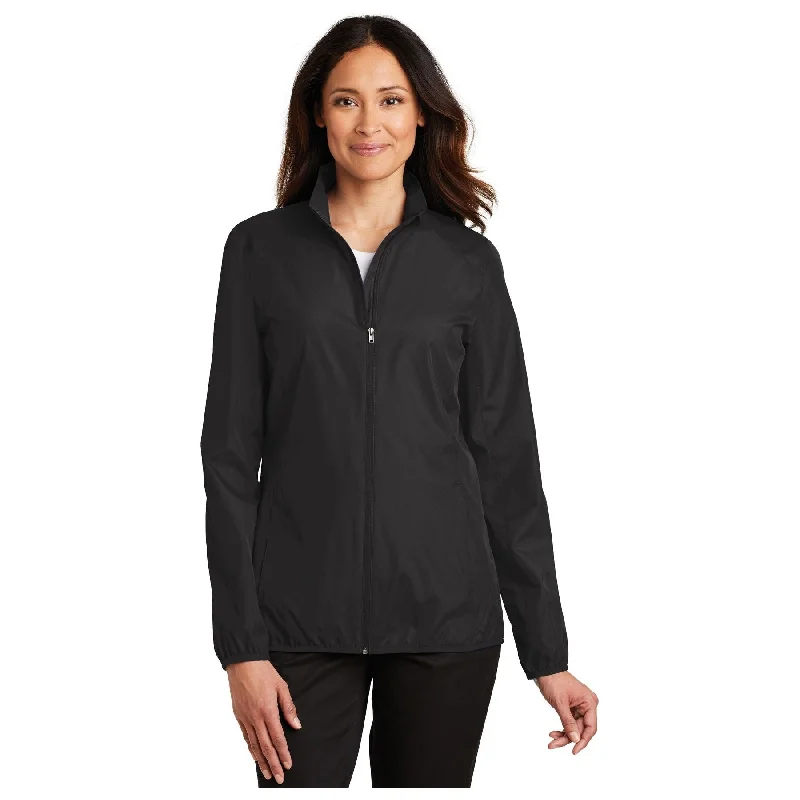 Trendy Moto Jackets for Edgy Style-Port Authority ®  Women's Zephyr Full-Zip Jacket. L344 - Port Authority L344