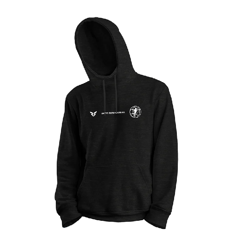 Classic Pullover Hoodies for Simple Style-FTBLR LIFE "United Thru Football" Hoodie (Black)