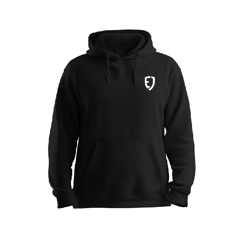 Luxury Hoodies for Premium Comfort-EJ FUTBALL HOODIE (BLACK)