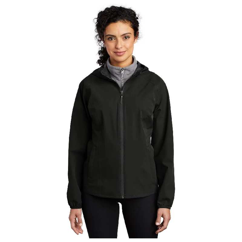 Slim-Fit Jackets for Modern Look-Port Authority  ®  Women's Essential Rain Jacket L407 - Port Authority L407