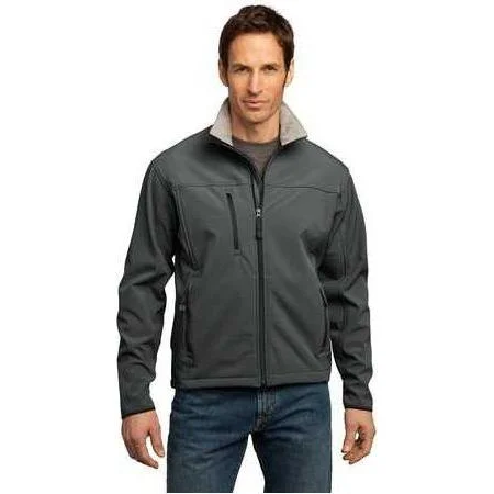 Custom Jackets for Sports Teams-Men's Tall Glacier Soft Shell Jacket