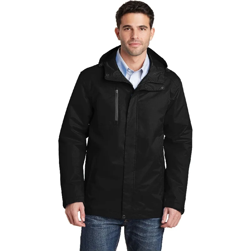 Classic Double-Breasted Jackets for Formal Events-Port Authority ®  All-Conditions Jacket. J331 - Port Authority J331