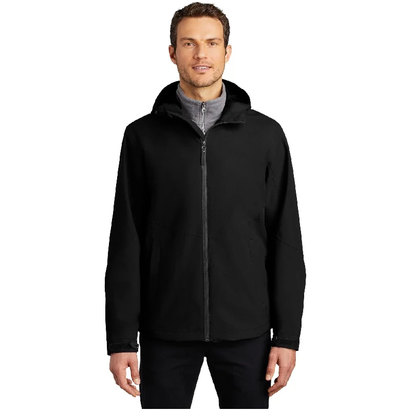 Breathable Jackets for Warm-Weather Sports-Port Authority  ®  Tech Rain Jacket J406 - Port Authority J406