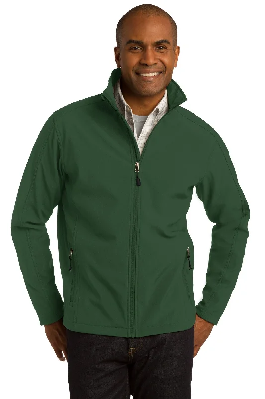 Stylish Denim Jackets for Casual Outfits-Port Authority ®  Core Soft Shell Jacket. J317 - Forest Green - Port Authority J317