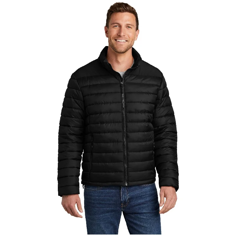 Stretch Jackets for Comfortable Active Wear-Port Authority ®  Horizon Puffy Jacket J364 - Port Authority J364