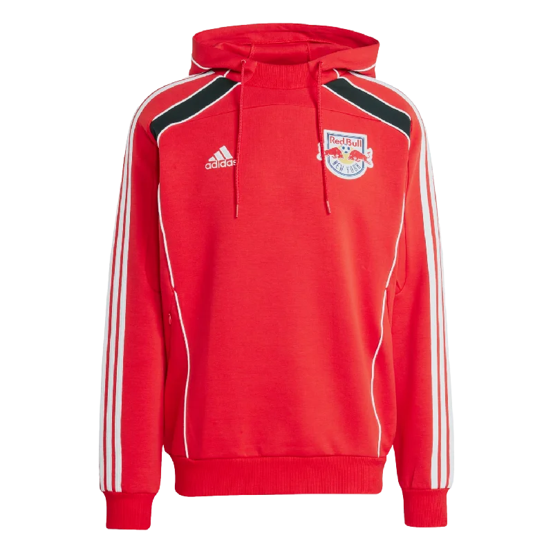 Long Sleeve Hoodies for Extra Coverage-Adidas New York Red Bulls Travel Hoodie