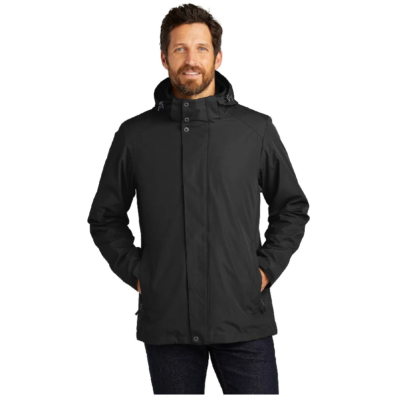 Sports Jackets for Running and Training-Port Authority ®  All-Weather 3-in-1 Jacket J123 - Port Authority J123