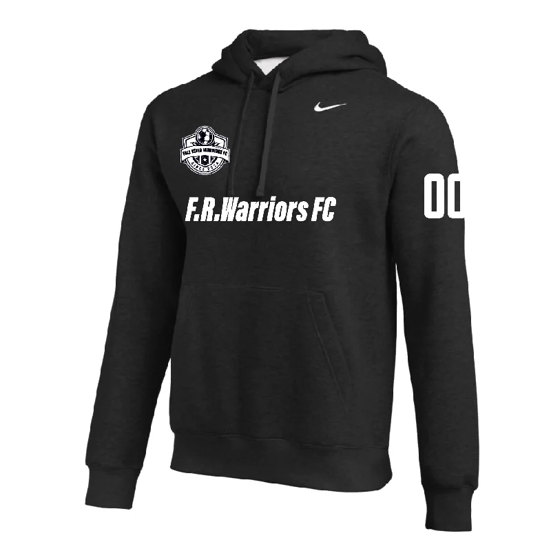 Sports Team Hoodies for Group Apparel-Fall River Warriors FC Nike Club Hoodie Black