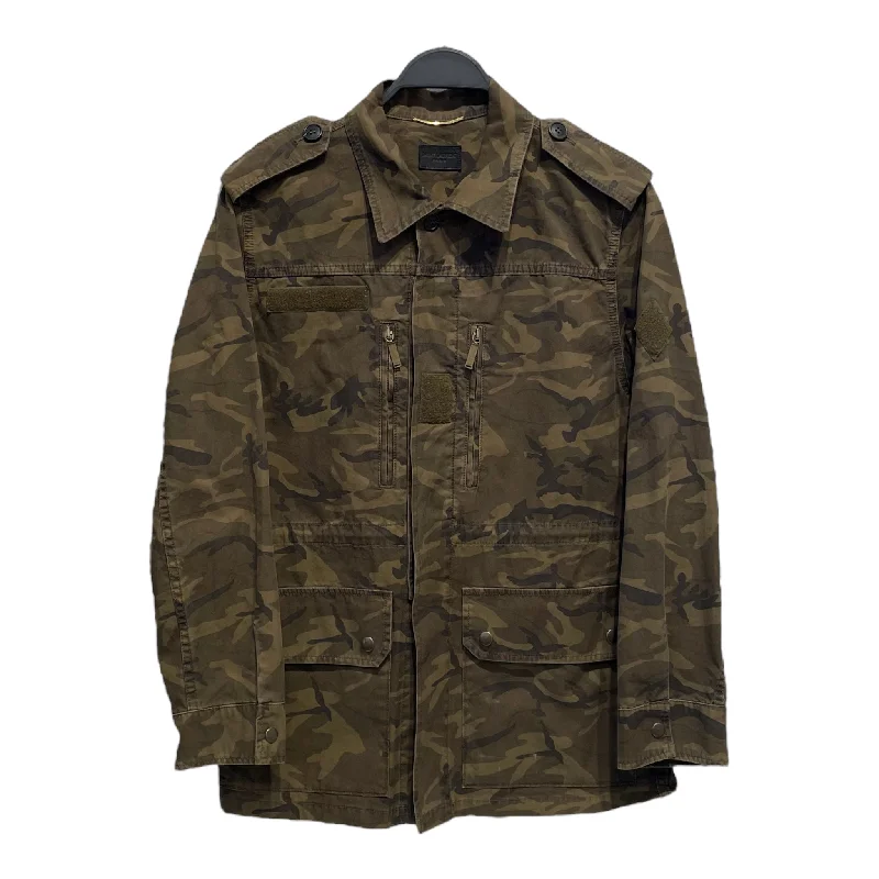 Lightweight Windbreakers for Outdoor Activities-SAINT LAURENT/Jacket/M/Camouflage/Cotton/GRN/