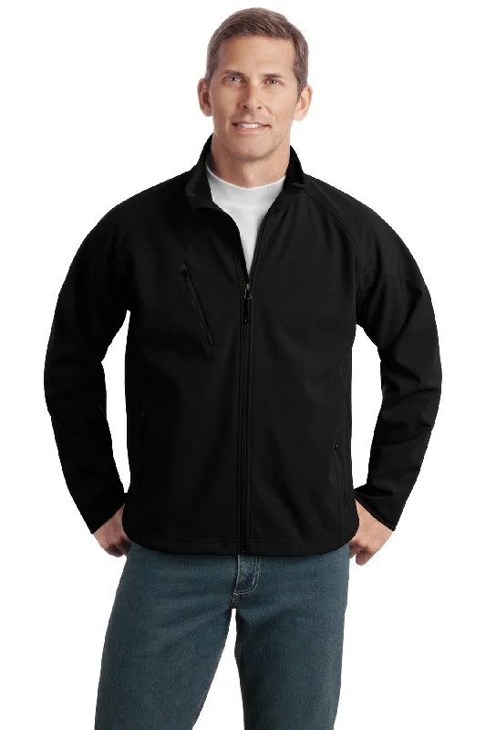 Fashion-Forward Jackets for Street Style-Port Authority ®  Tall Textured Soft Shell Jacket. TLJ705 - Port Authority TLJ705