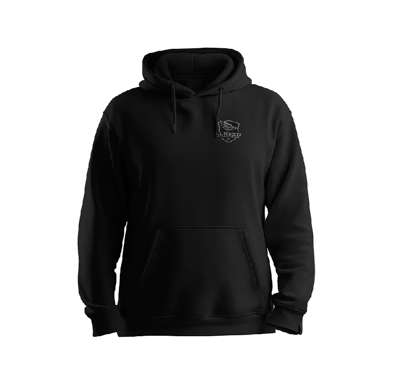 Custom Hoodies for Company Promotions-NLT COTTON HOODIE (BLACK)