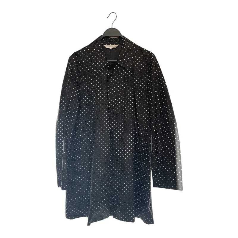 Premium Wool Jackets for Elegant Looks-COMME des GARCONS/Jacket/L/Polka dot/Nylon/BLK/Single Breasted/