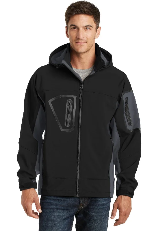 Stretch Jackets for Comfortable Active Wear-Port Authority ®  Tall Waterproof Soft Shell Jacket. TLJ798 - Port Authority TLJ798