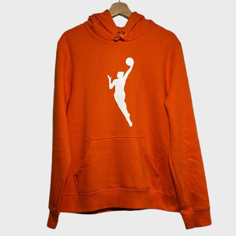 Personalized Hoodies for Groups or Teams-WNBA Orange Logo Hoodie Sweatshirt M