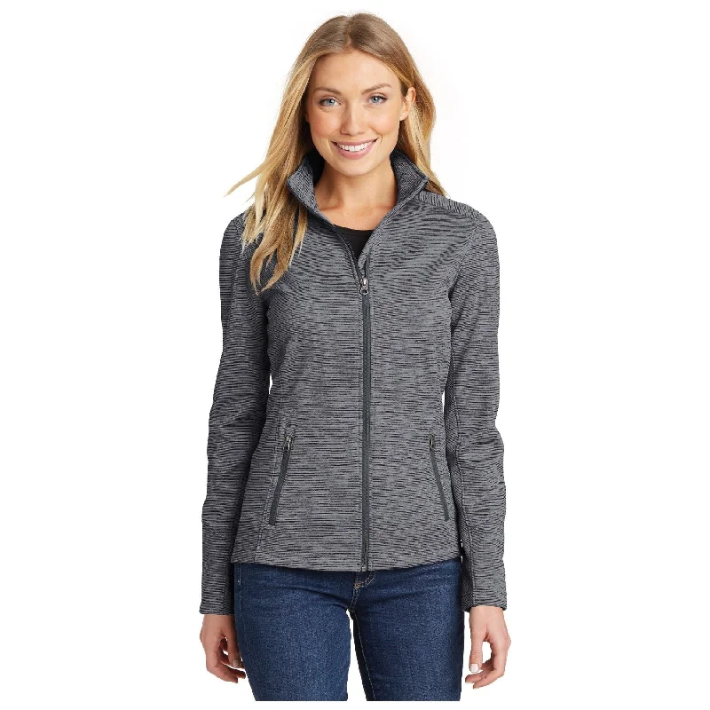 Thermal Insulated Jackets for Winter-Port Authority ®  Women's Digi Stripe Fleece Jacket. L231 - Port Authority L231