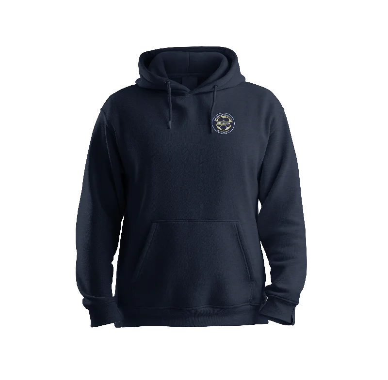 Casual Sporty Hoodies for Everyday Wear-BRIGHTON COTTON HOODIE (NAVY)