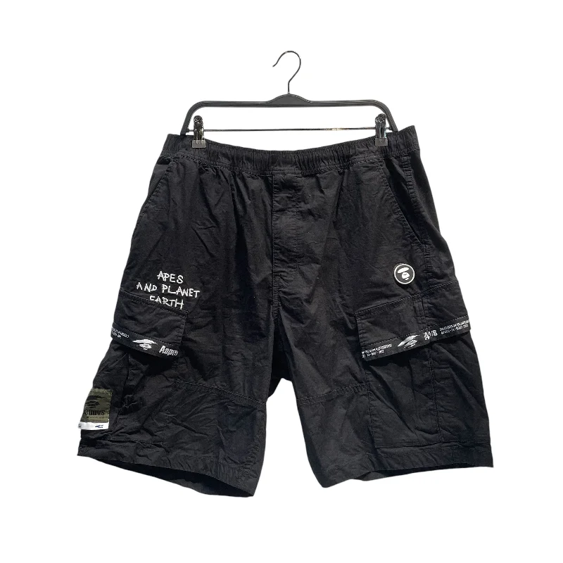 Athletic Shorts with Compression Fit for Extra Support-A BATHING APE/Shorts/L/Nylon/BLK/All Over Print/