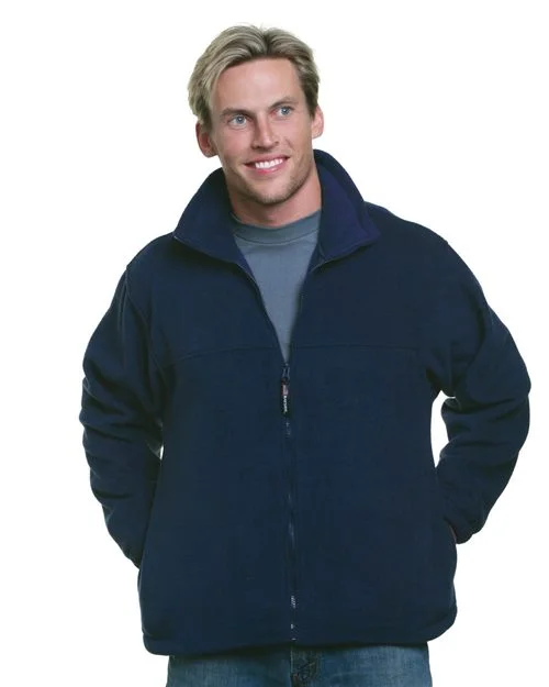 Quilted Jackets for Classic Design-Bayside USA-Made Full-Zip Fleece Jacket - Bayside 1130