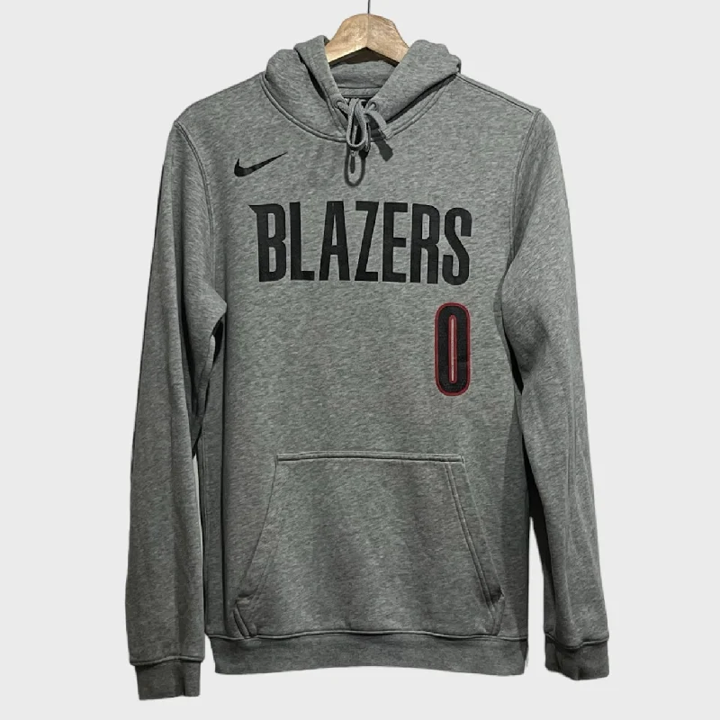 Custom Hoodies for Company Promotions-Damian Lillard Portland Trail Blazers Jersey Hoodie S