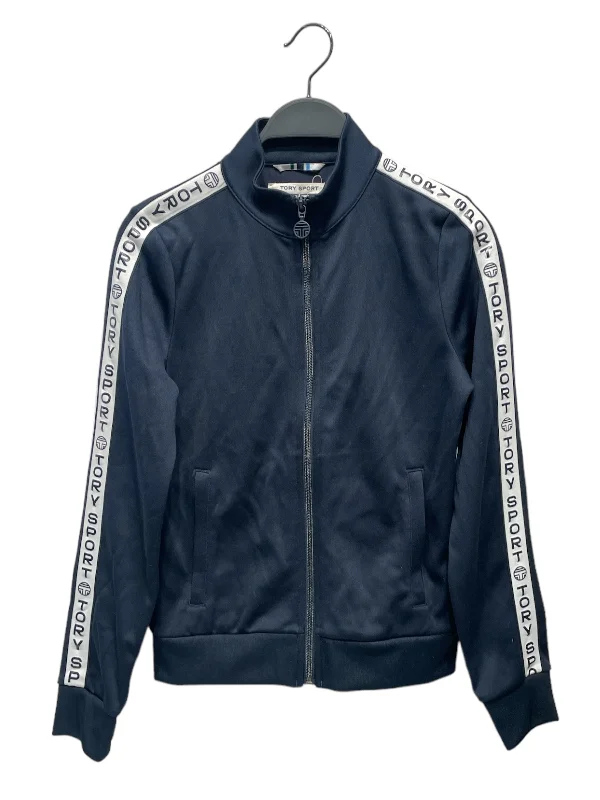 Active Jackets for Gym and Fitness Enthusiasts-TORY BURCH/Jacket/XS/Cotton/NVY/Sports Jacket