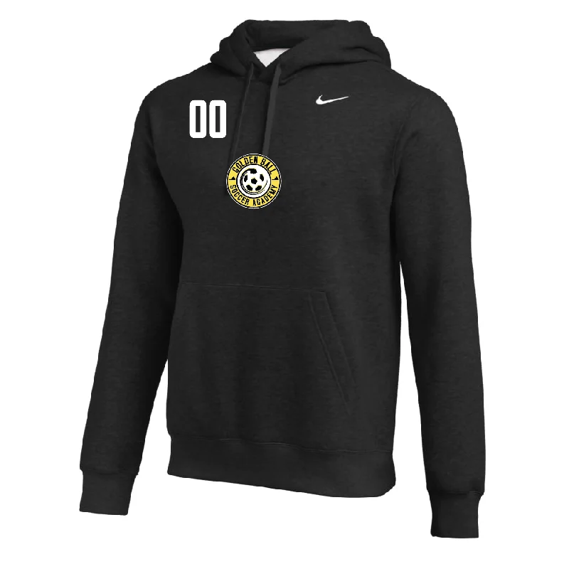 Padded Hoodies for Extra Protection in Winter-Golden Ball Nike Club Hoodie Black