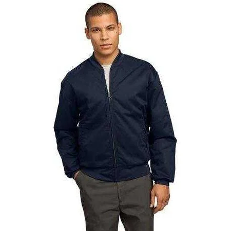 Stylish Oversized Jackets for Statement Looks-Men's Team Style Jacket with Slash Pockets