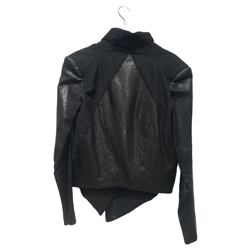 Sleek and Modern Leather Jackets for Nightlife-Helmut Lang///Jacket/S/--/BLK/Plain/M [Designers] Essentials/