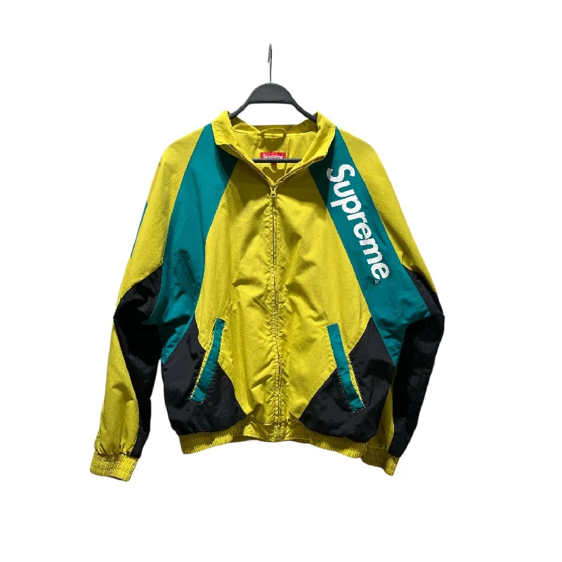 Adjustable Jackets for Custom Fit-Supreme/Windbreaker/L/Nylon/YEL/supreme paneled track jacket